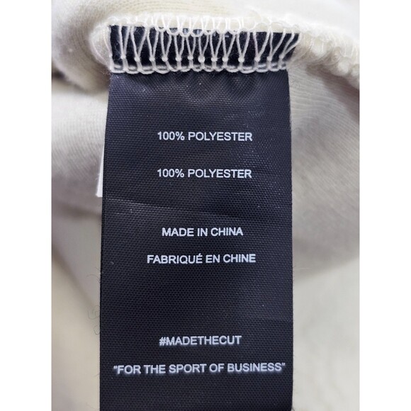 GC CUTS Men's XXL Polartec Full-Zip Pocket Sherpa Jacket Sweatshirt Off White - Picture 7 of 9